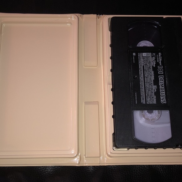 Vintage Walt Disney’s Classic 101 Dalmations Classic Clamshell Black diamond vhs - Picture 5 of 8